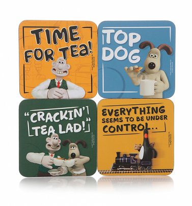 Wallace And Gromit Set Of Four Coasters Wallace And Gromit Set Of Four Coasters