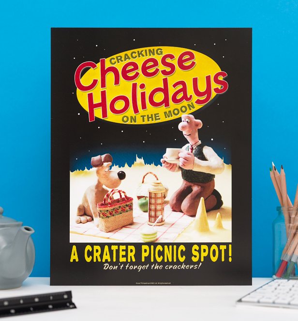 Wallace & Gromit Cracking Cheese Holidays 11" x 14" Art Print Wallace & Gromit Cracking Cheese Holidays 11" x 14" Art Print