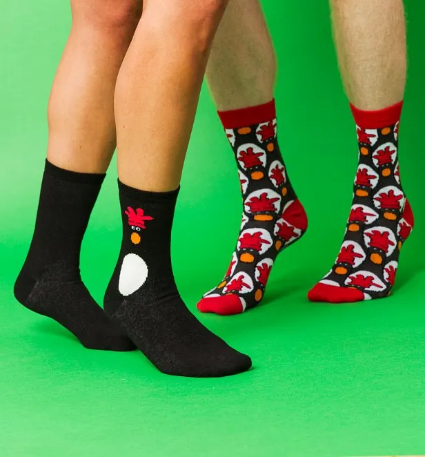 Wallace & Gromit Feathers McGraw 2pk Socks