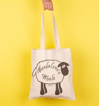 Wallace and Gromit Wendolene's Wools Tote Bag Wallace and Gromit Wendolene's Wools Tote Bag