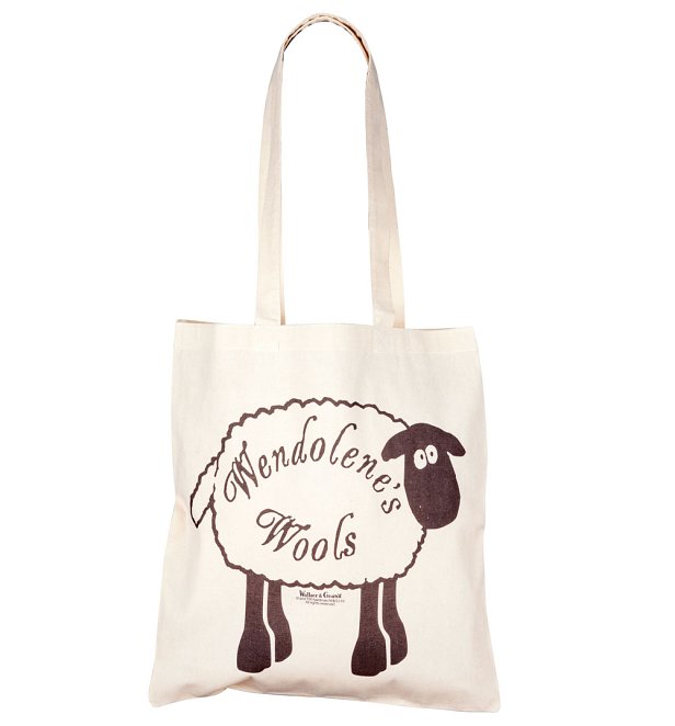 Wallace and Gromit Wendolene's Wools Tote Bag Wallace and Gromit Wendolene's Wools Tote Bag