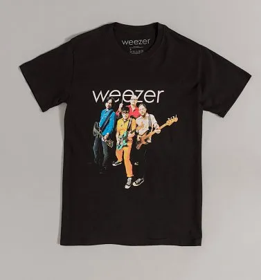 weezer Tシャツ make believe L 黒 Weezer Make Believe Tour 2005 Shirt Large Black Distress