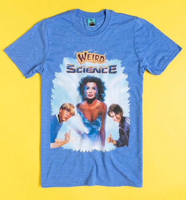 Weird Science Movie Poster Heather Blue T-Shirt