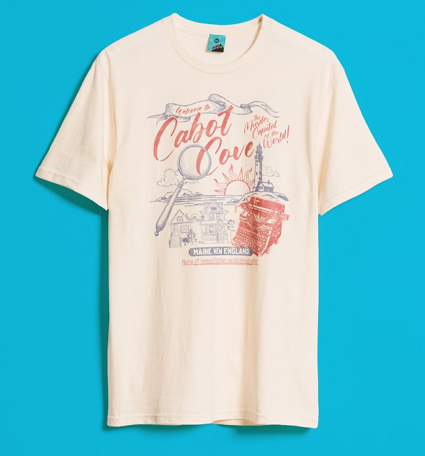 Welcome To Cabot Cove Inspired Natural T-Shirt Welcome To Cabot Cove Inspired Natural T-Shirt