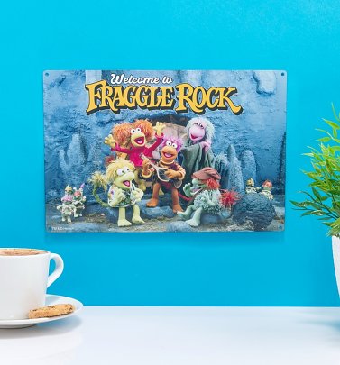 Welcome To Fraggle Rock Metal Sign Welcome To Fraggle Rock Metal Sign