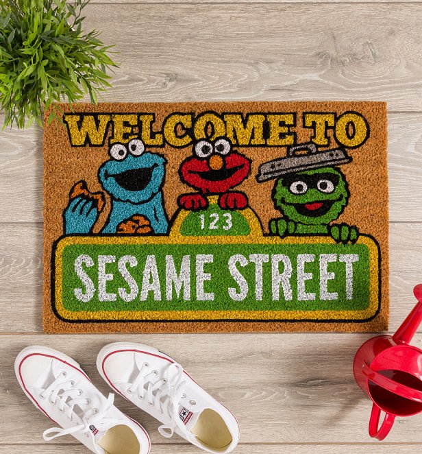 To Sesame Street Door Mat