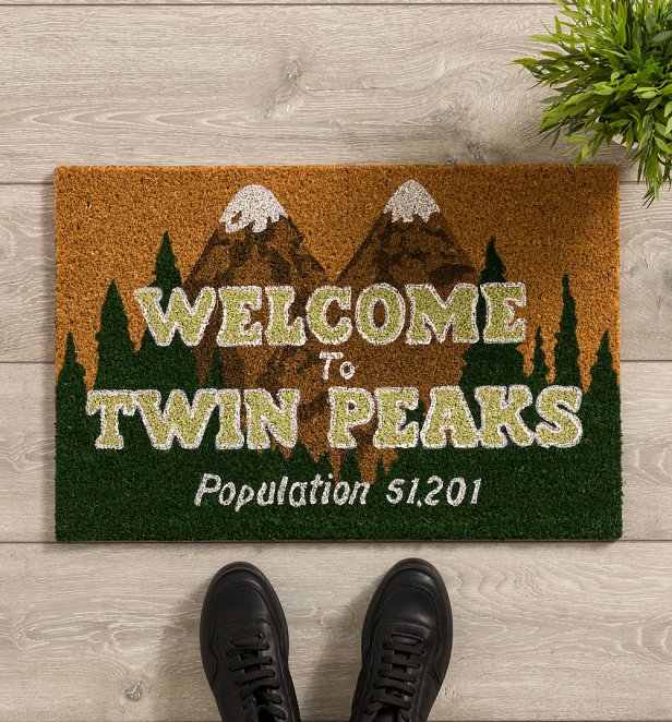 Welcome To Twin Peaks Door Mat