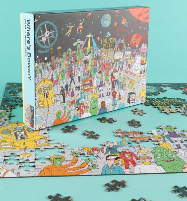Where's Bowie? 500 Piece Festival Jigsaw Puzzle Where's Bowie? 500 Piece Festival Jigsaw Puzzle