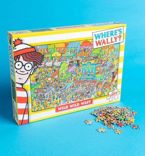 Where's Wally Wild West 1000 Piece Jigsaw Puzzle Where's Wally Wild West 1000 Piece Jigsaw Puzzle