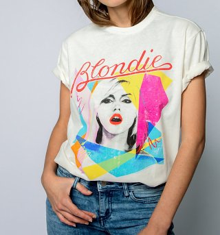 Off White Blondie 80s T-Shirt from Amplified Off White Blondie 80s T-Shirt from Amplified