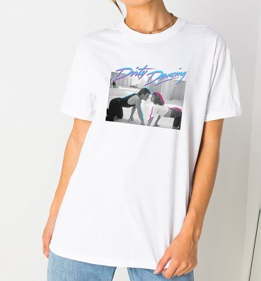 White Dirty Dancing Oversized Tyler T-Shirt White Dirty Dancing Oversized Tyler T-Shirt