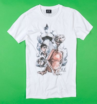 White E.T. Vintage Characters T-Shirt White E.T. Vintage Characters T-Shirt