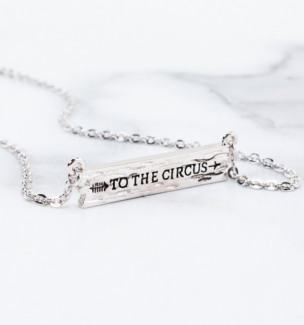 White Gold Plated Dumbo To The Circus Necklace from Disney by Couture Kingdom White Gold Plated Dumbo To The Circus Necklace from Disney by Couture Kingdom