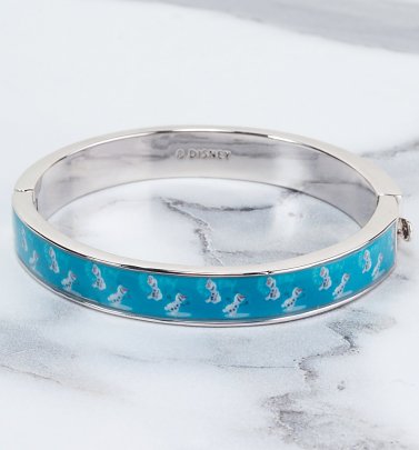 White Gold Plated Frozen Warm Hugs Bangle White Gold Plated Frozen Warm Hugs Bangle