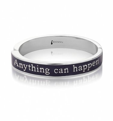 White Gold Plated Mary Poppins Anything Can Happen Bangle from Disney by Couture Kingdom White Gold Plated Mary Poppins Anything Can Happen Bangle from Disney by Couture Kingdom