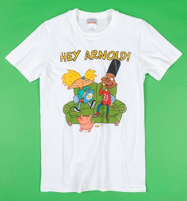 White Hey Arnold T-Shirt White Hey Arnold T-Shirt