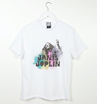 White Janis Joplin Sing T-Shirt from Amplified White Janis Joplin Sing T-Shirt from Amplified