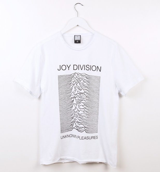 White Joy Division Unknown Pleasures T-Shirt from Amplified White Joy Division Unknown Pleasures T-Shirt from Amplified