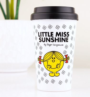 White Little Miss Sunshine Travel Mug White Little Miss Sunshine Travel Mug