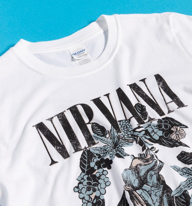 Nirvana Heart-Shaped Box White T-Shirt