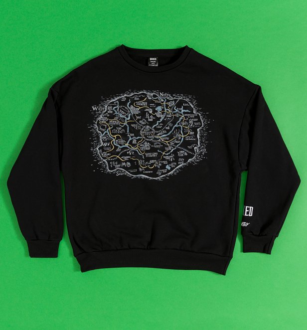 Wicked: For Good Fellow Ozian Drop Sleeve Crewneck Sweater from Cakeworthy Wicked: For Good Fellow Ozian Drop Sleeve Crewneck Sweater from Cakeworthy