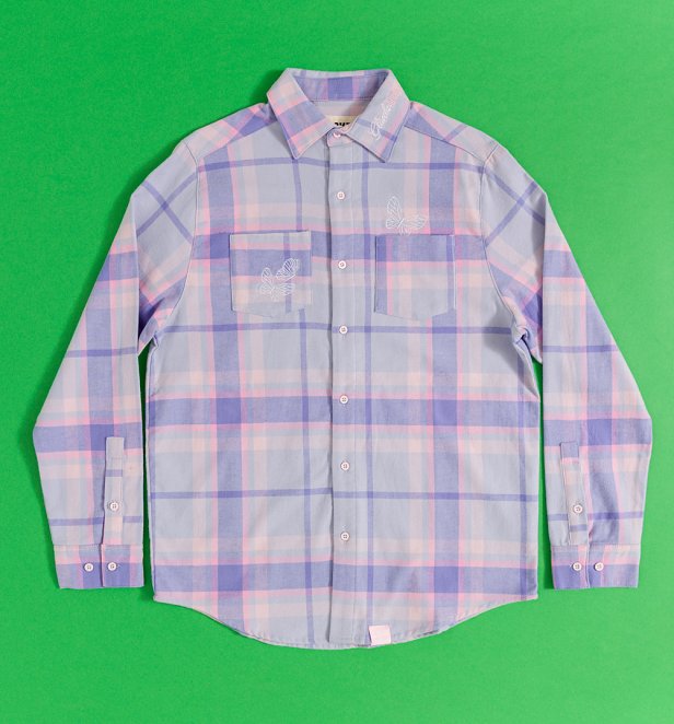 Wicked: For Good Glinda Girl In The Bubble Flannel Shirt from Cakeworthy Wicked: For Good Glinda Girl In The Bubble Flannel Shirt from Cakeworthy