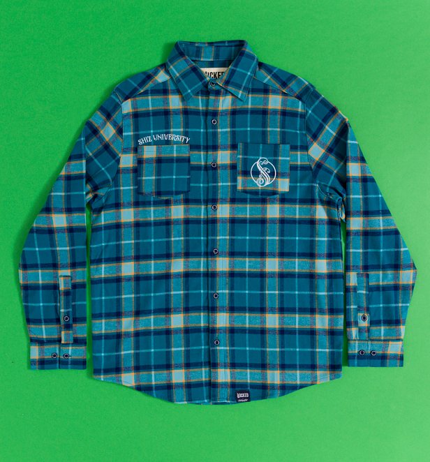 Wicked: For Good Shiz University Flannel Shirt from Cakeworthy Wicked: For Good Shiz University Flannel Shirt from Cakeworthy
