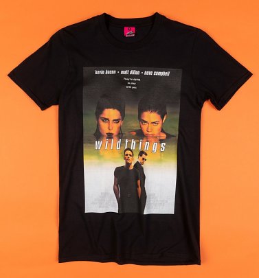 Wild Things Movie Poster Black T-Shirt Wild Things Movie Poster Black T-Shirt