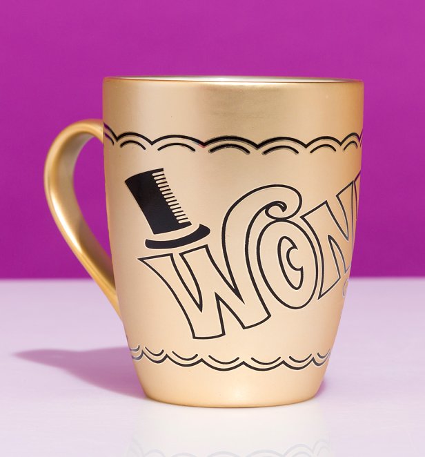 Willy Wonka Golden Ticket Mug