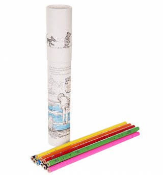 Winnie The Pooh Coloured Pencils In A Tube Winnie The Pooh Coloured Pencils In A Tube