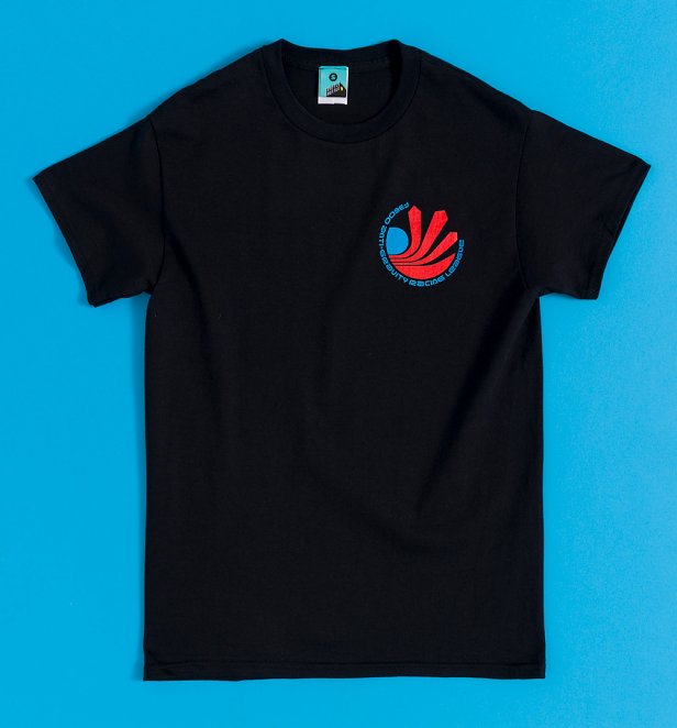 Wipeout Inspired Black T-Shirt with Back Print Wipeout Inspired Black T-Shirt with Back Print