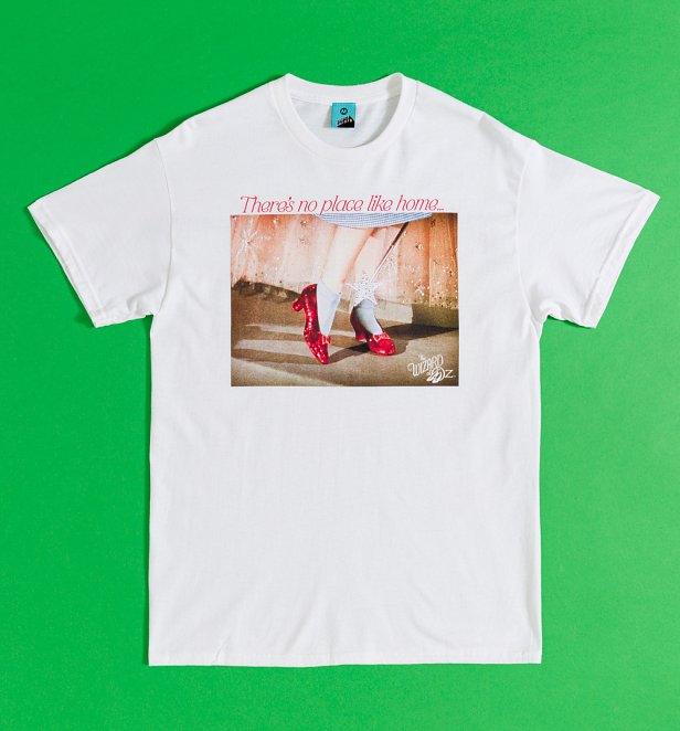 Wizard Of Oz Ruby Slippers White T-Shirt