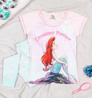 Women's Ariel The Little Mermaid Dreamer Pyjamas Women's Ariel The Little Mermaid Dreamer Pyjamas