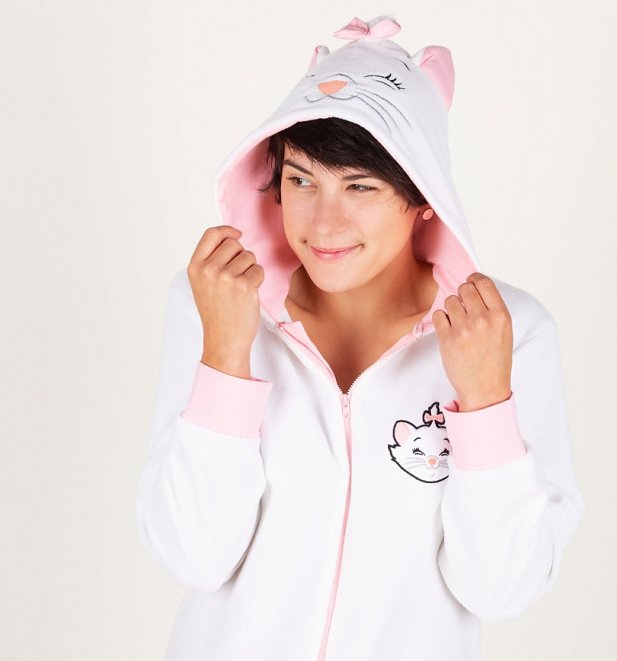 Women's Aristocats Hooded Onesie