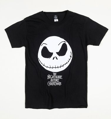 Black Jack Skellington Nightmare Before Christmas T-Shirt Black Jack Skellington Nightmare Before Christmas T-Shirt