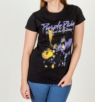 Black Prince Purple Rain Fitted T-Shirt