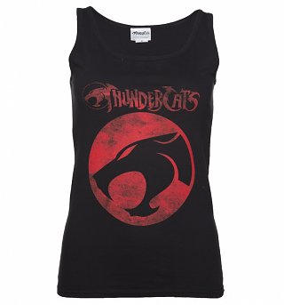Women's Black ThunderCats Logo Vest Women's Black ThunderCats Logo Vest