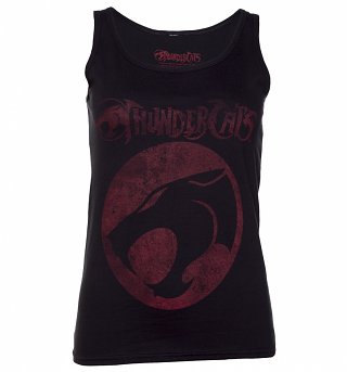 Women's Black ThunderCats Logo Vest Women's Black ThunderCats Logo Vest