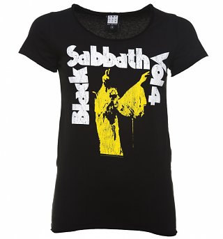 Women's Black Vol.4 Black Sabbath T-Shirt from Amplified Women's Black Vol.4 Black Sabbath T-Shirt from Amplified