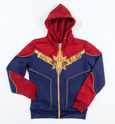 Women's Captain Marvel Zip Up Hoodie Women's Captain Marvel Zip Up Hoodie