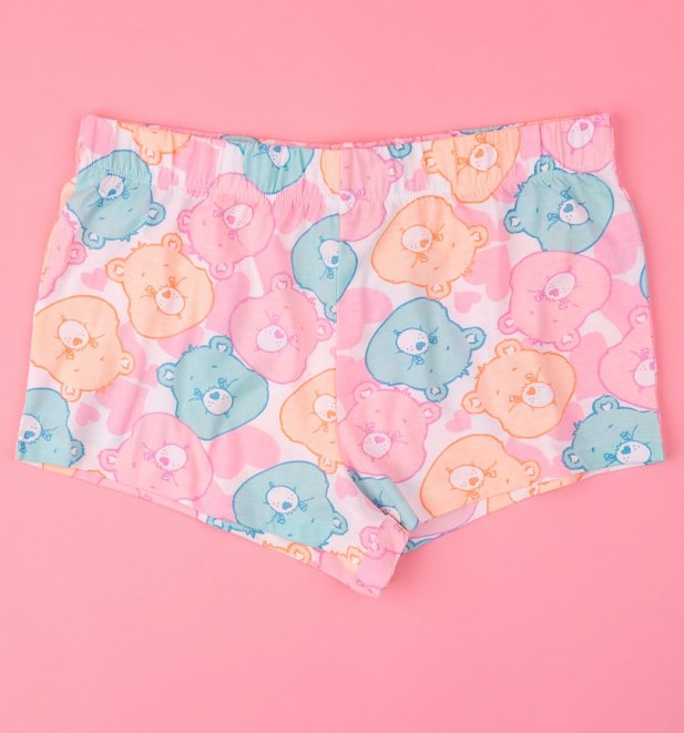 Women's Care Bears All Over Print Shortie Pyjamas Set