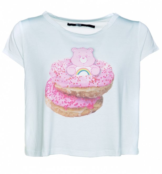 Women's Care Bears Donut Bear Cropped Slouch T-Shirt from Iron Fist Women's Care Bears Donut Bear Cropped Slouch T-Shirt from Iron Fist
