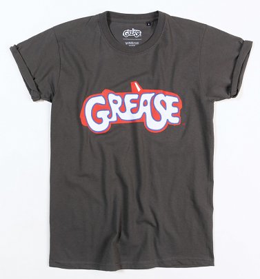 Women's Charcoal Grease Logo Boyfriend T-Shirt Women's Charcoal Grease Logo Boyfriend T-Shirt
