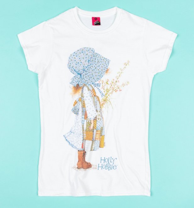 Women's Classic Holly Hobbie White Fitted T-Shirt
