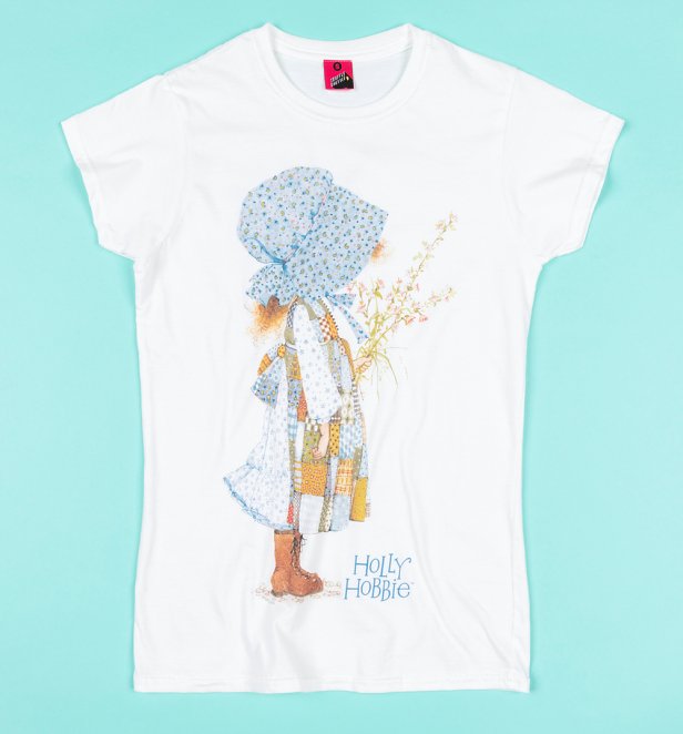 Women's Classic Holly Hobbie White Fitted T-Shirt