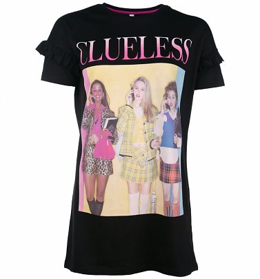 Women's Clueless Frill Sleeve Sleep Tee Women's Clueless Frill Sleeve Sleep Tee