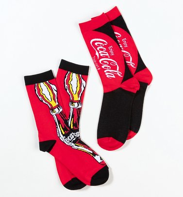 Women's Coca-Cola Classic 2pk Socks Women's Coca-Cola Classic 2pk Socks