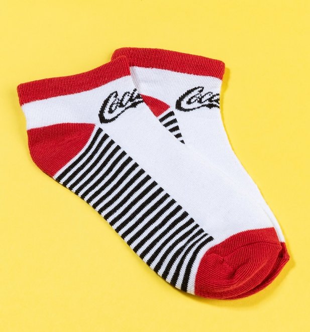 Women's Coca-Cola, Fanta & Sprite Set of 5 Trainer Socks