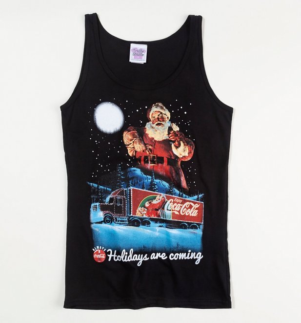 Women's Coca-Cola Holidays Are Coming Christmas Vest Women's Coca-Cola Holidays Are Coming Christmas Vest