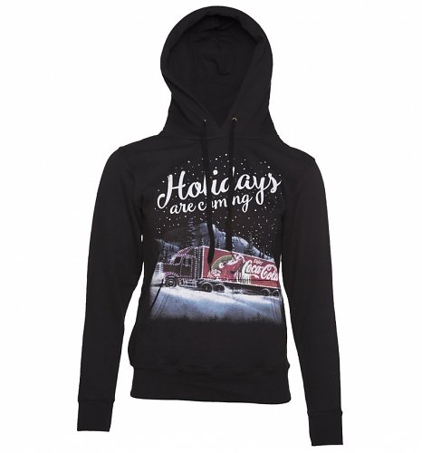 Women's Coca-Cola Truck Holidays Are Coming Hoodie Women's Coca-Cola Truck Holidays Are Coming Hoodie
